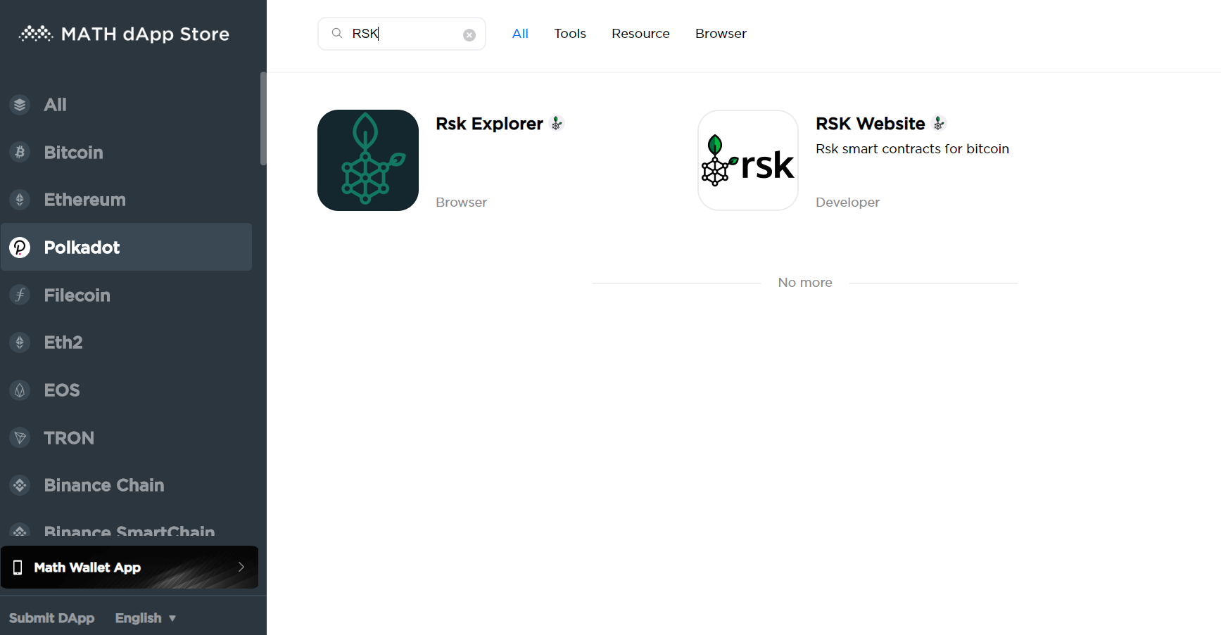 RSK Chrome Extension Wallet User Guide - MathWallet
